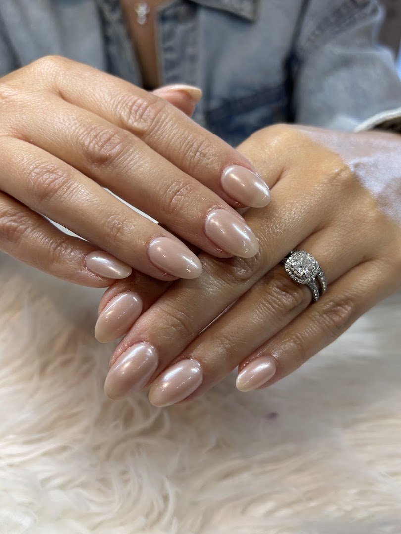 Manicures and pedicures at a Coral Gables nail salon.